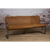 Tower Living Eetkamerbank 'Buffalo' Leder 185cm Rust