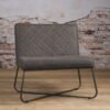 Tower Living Fauteuil 'Rodeo' - Leder Stone